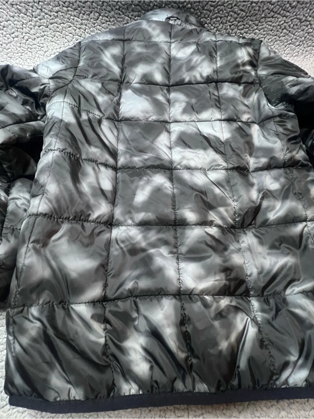 Gerry Puffer Jacket Little Boys Size Large 14-16 Gray And Black Light Jacket